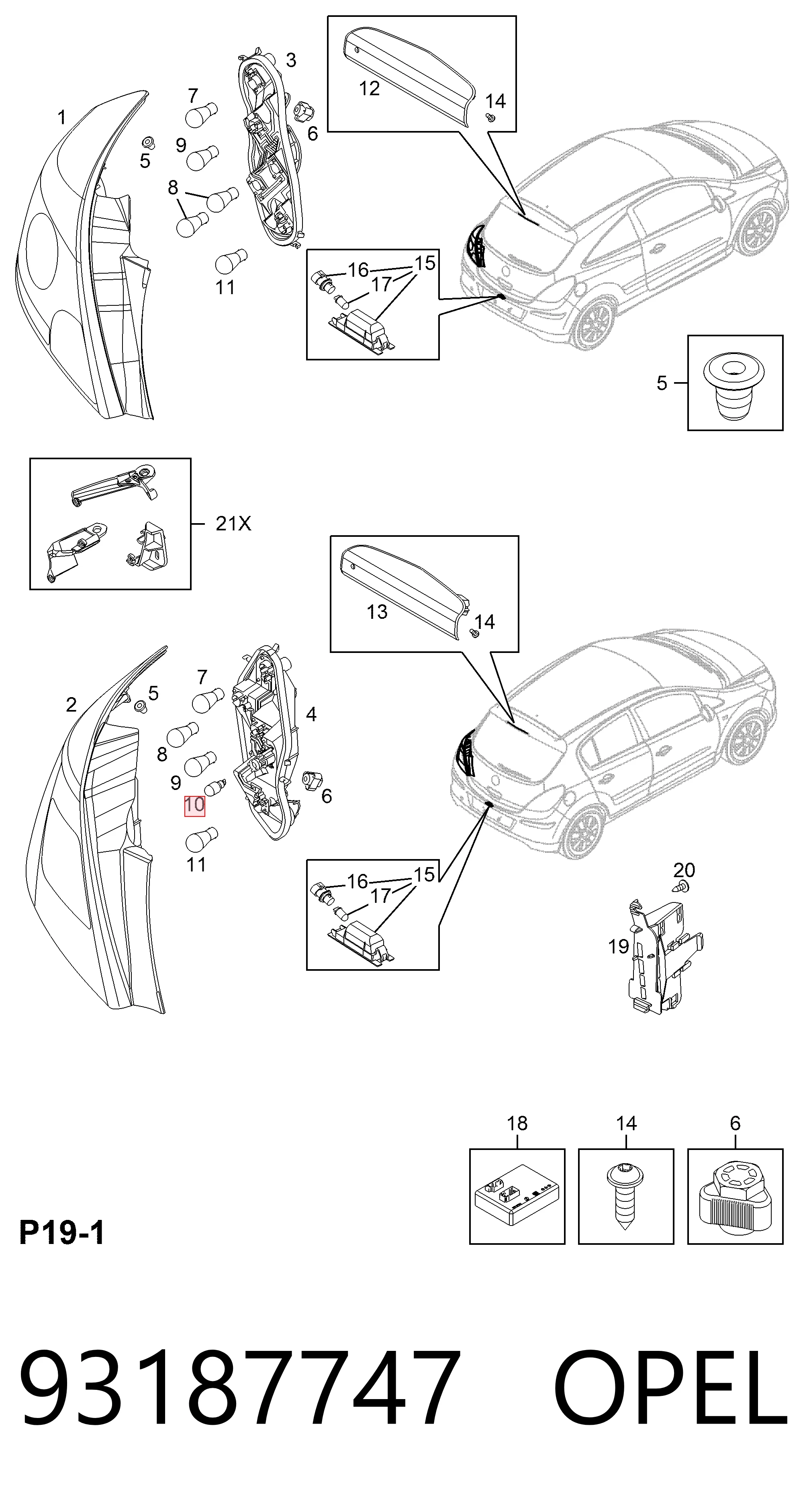 Купити 2098546 General Motors Лампочки