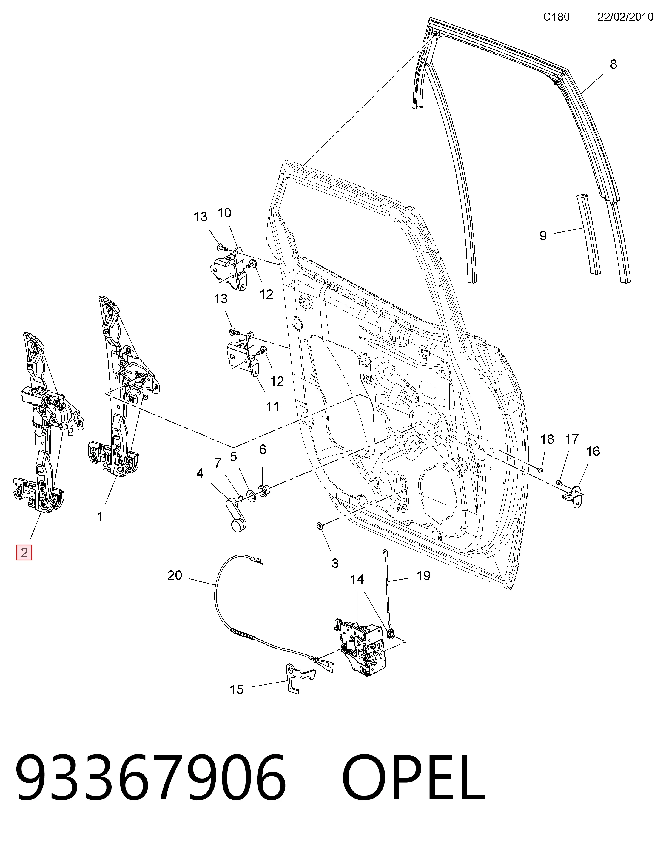 Купити AC1202 Magneti Marelli Механізм склопідіймача двері задньої, правої