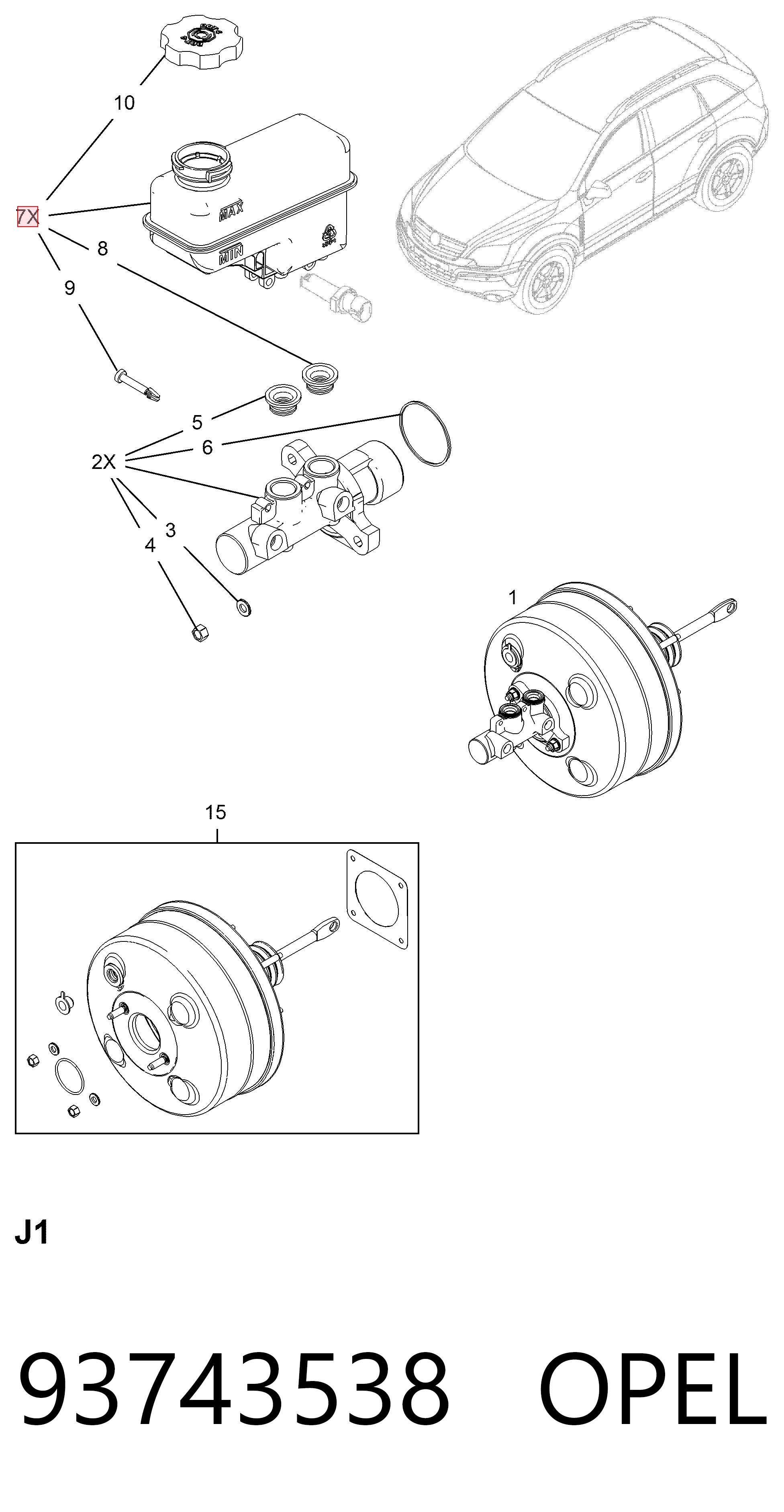 Бачок ГГЦ Chevrolet Captiva I позашляховик (C100) (2006 - 2010) ціна, від 22.60 USD