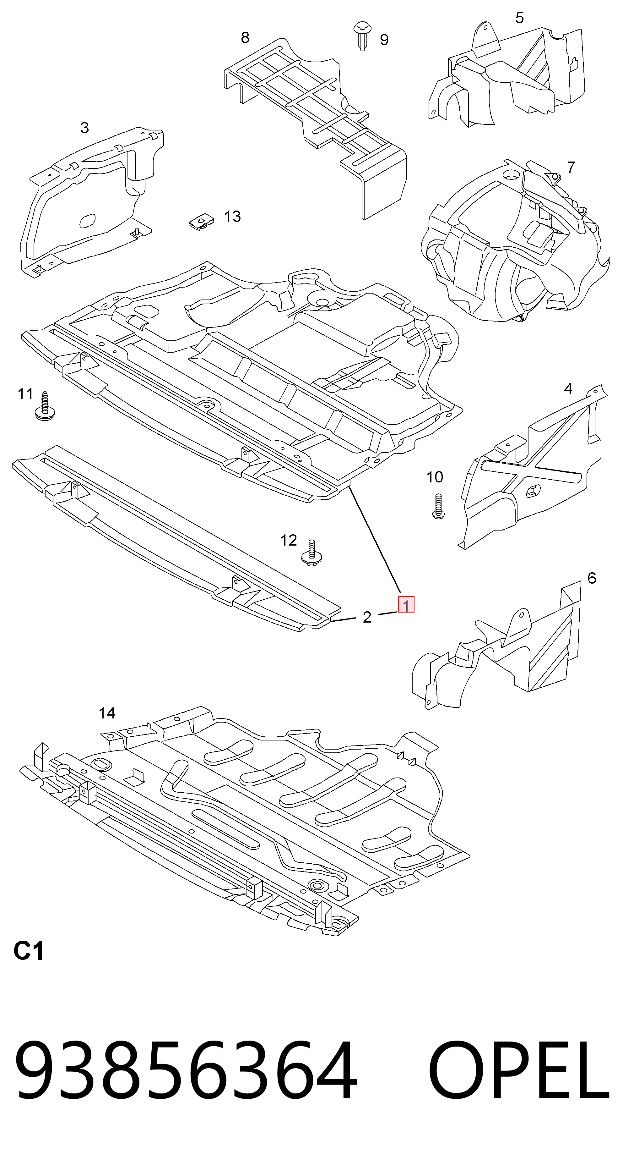 Купити CVR98421 Magneti Marelli Захист піддона картера двигуна