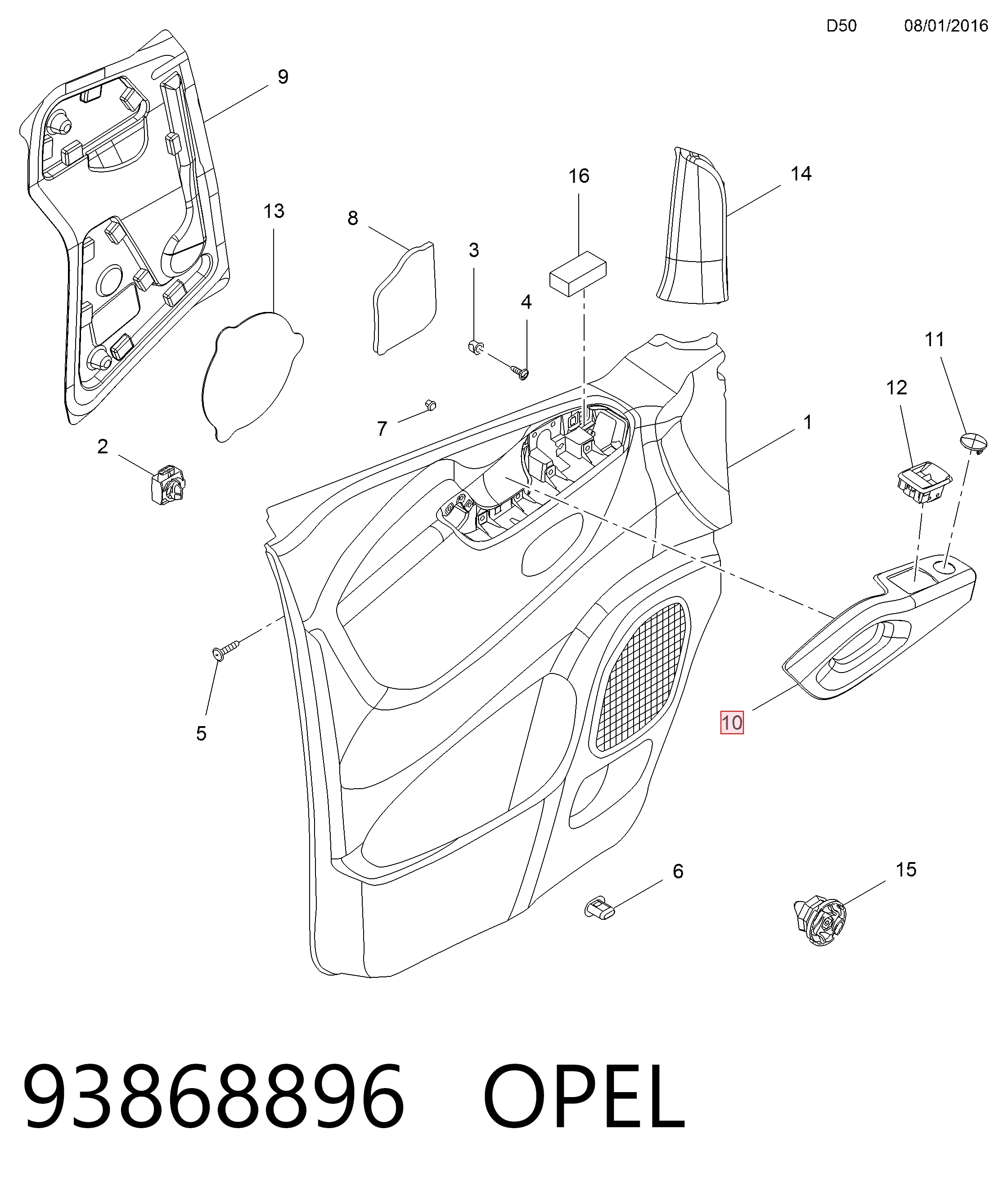  Renault (RVI) 93868896 ціна, від 19.09 USD