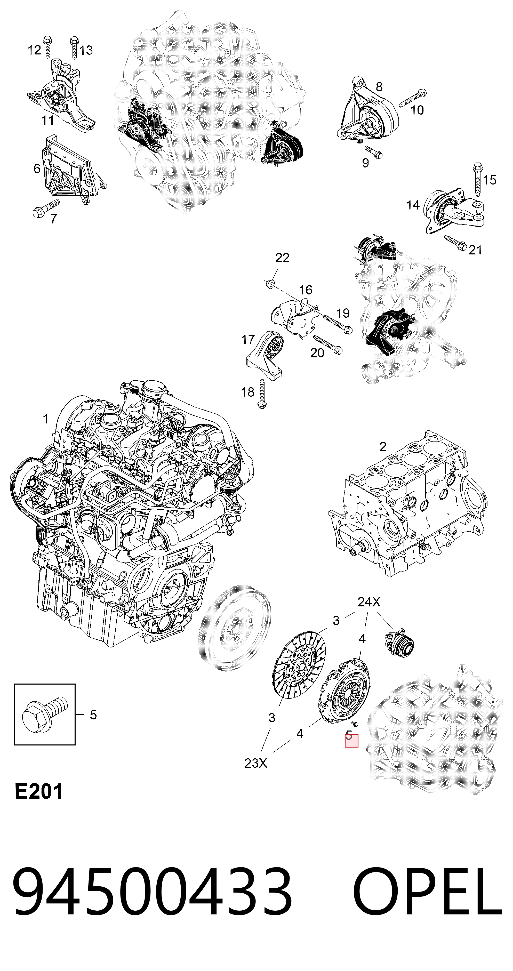 Пробка піддона двигуна Peugeot/Citroen 94500433 ціна, від 0.19 USD