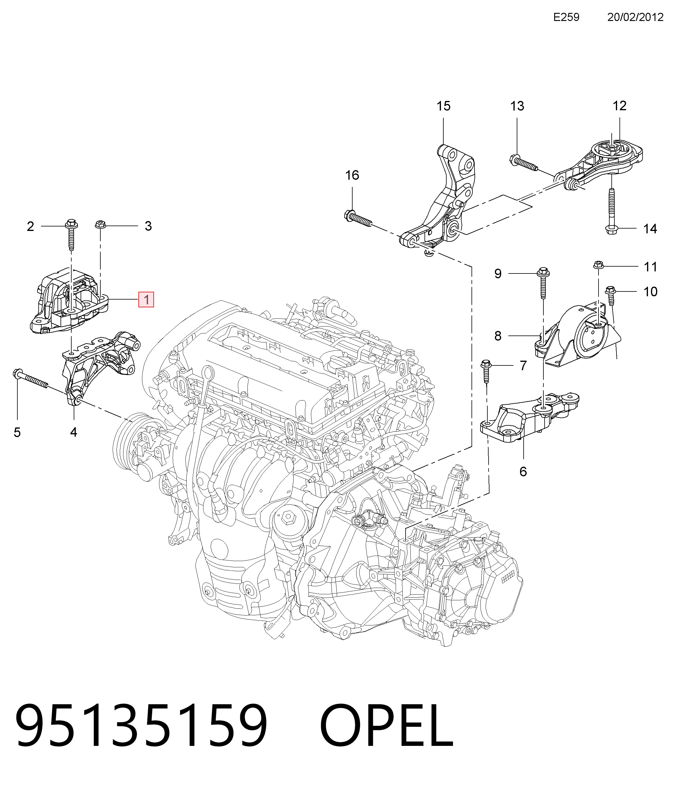 Купити 95135159 General Motors 