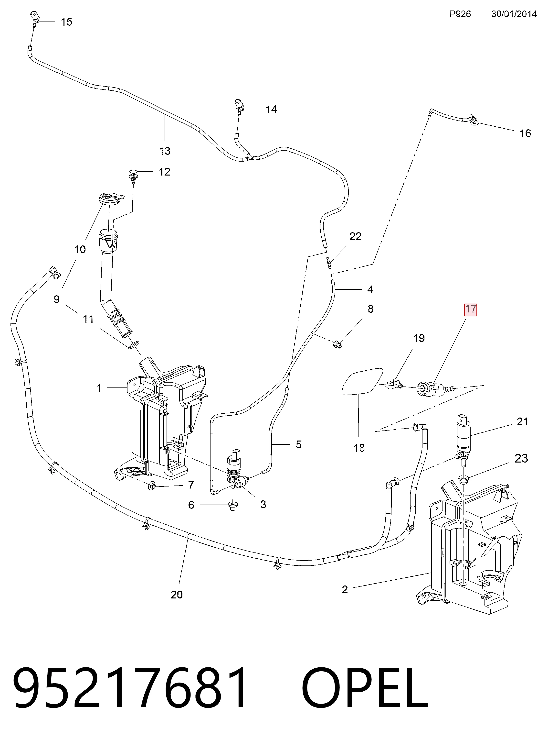 95217681 Opel 