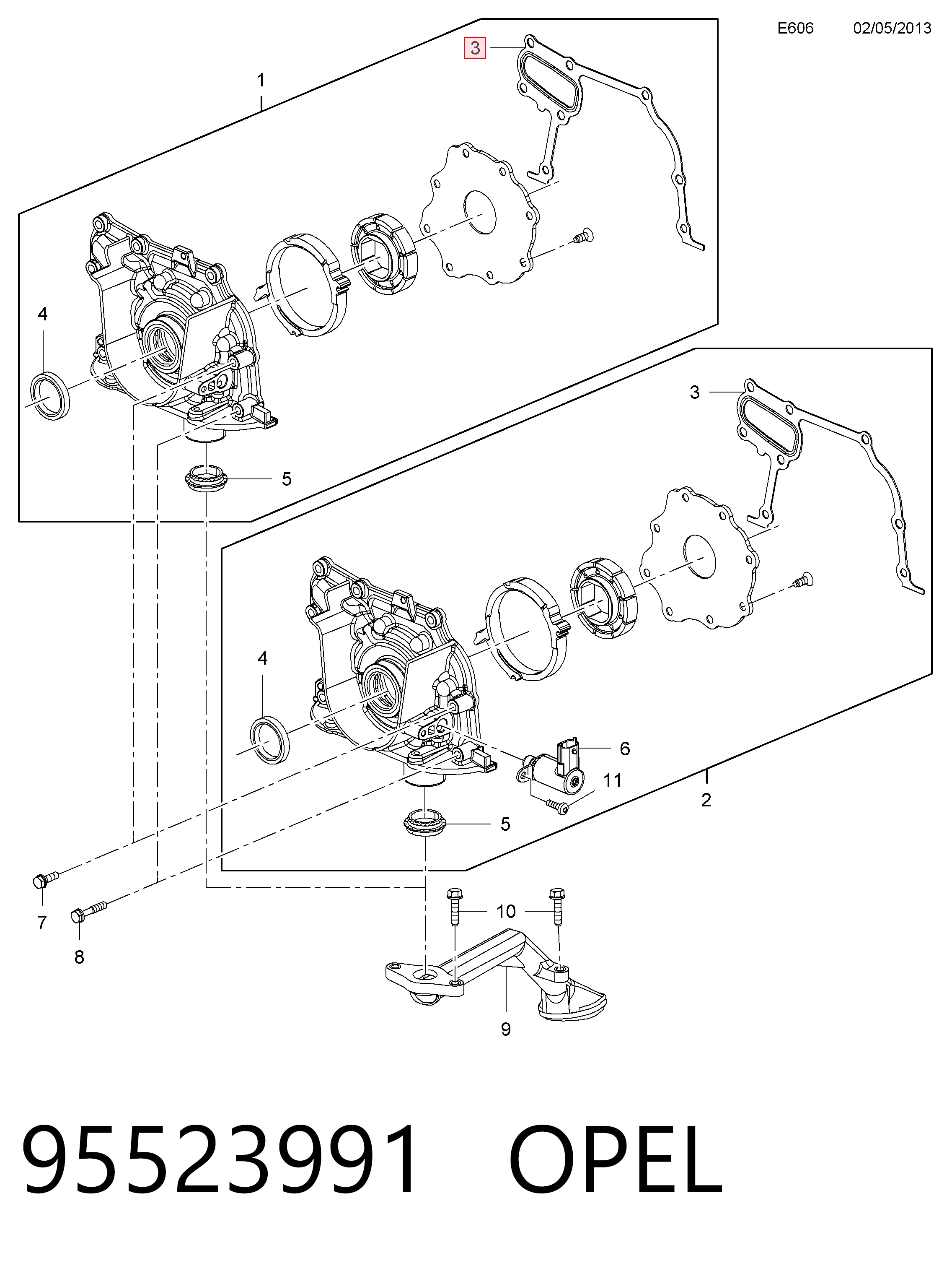 71778099 Fiat/Alfa/Lancia Прокладка масляного насоса