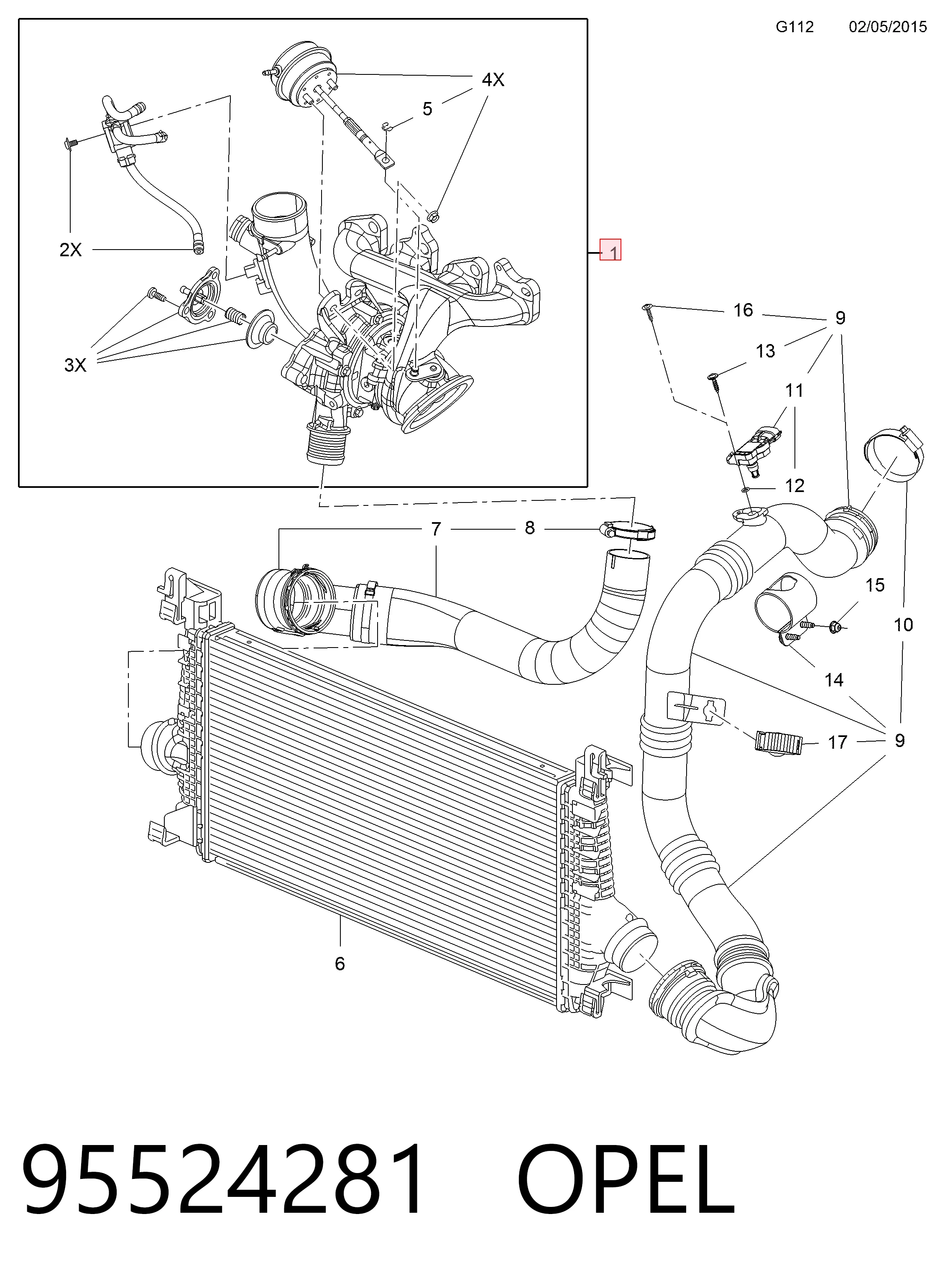 Купити Випускний колектор Chevrolet Cruze  J300