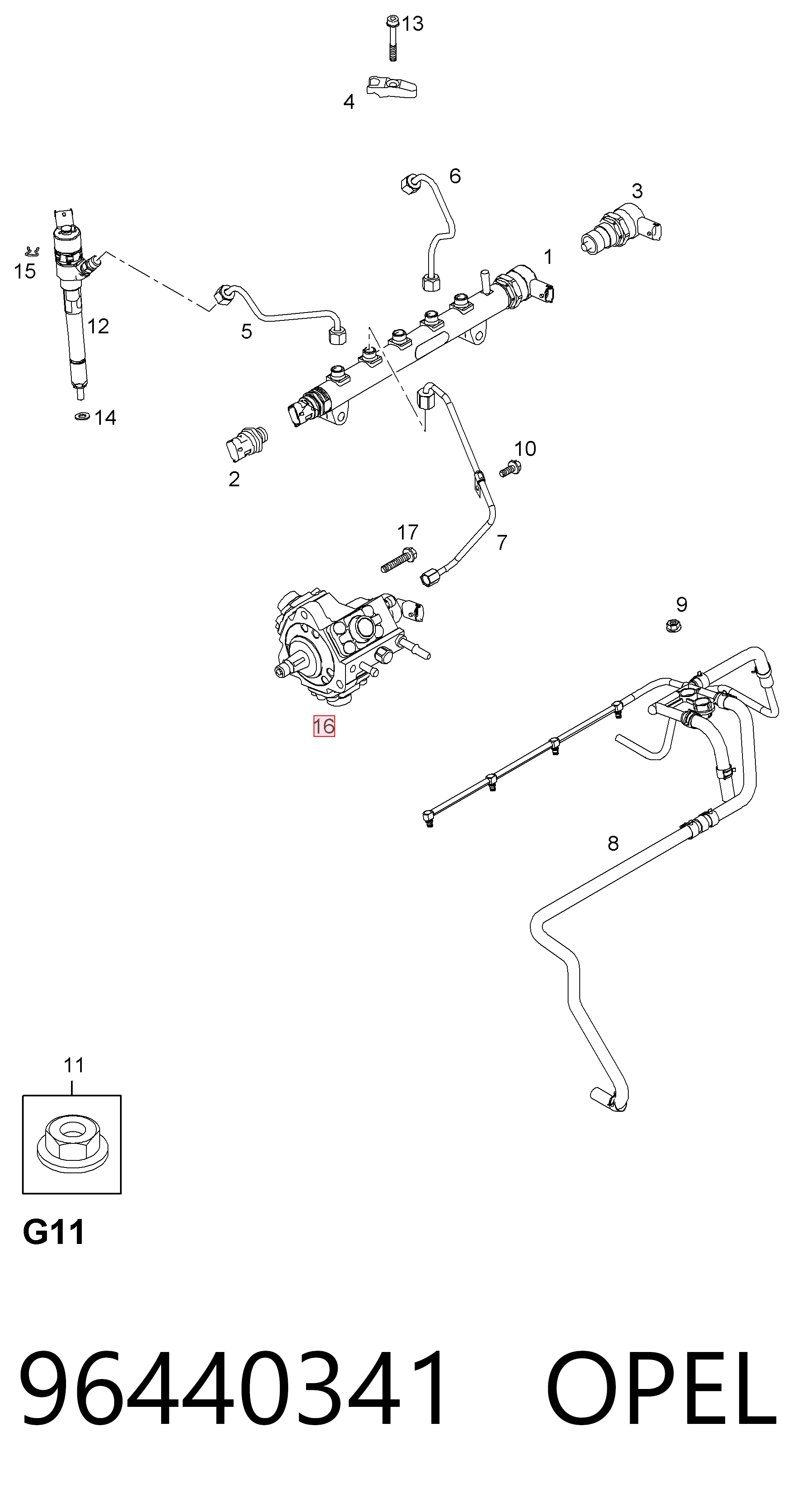 Паливний насос високого тиску 445010142 Bosch
