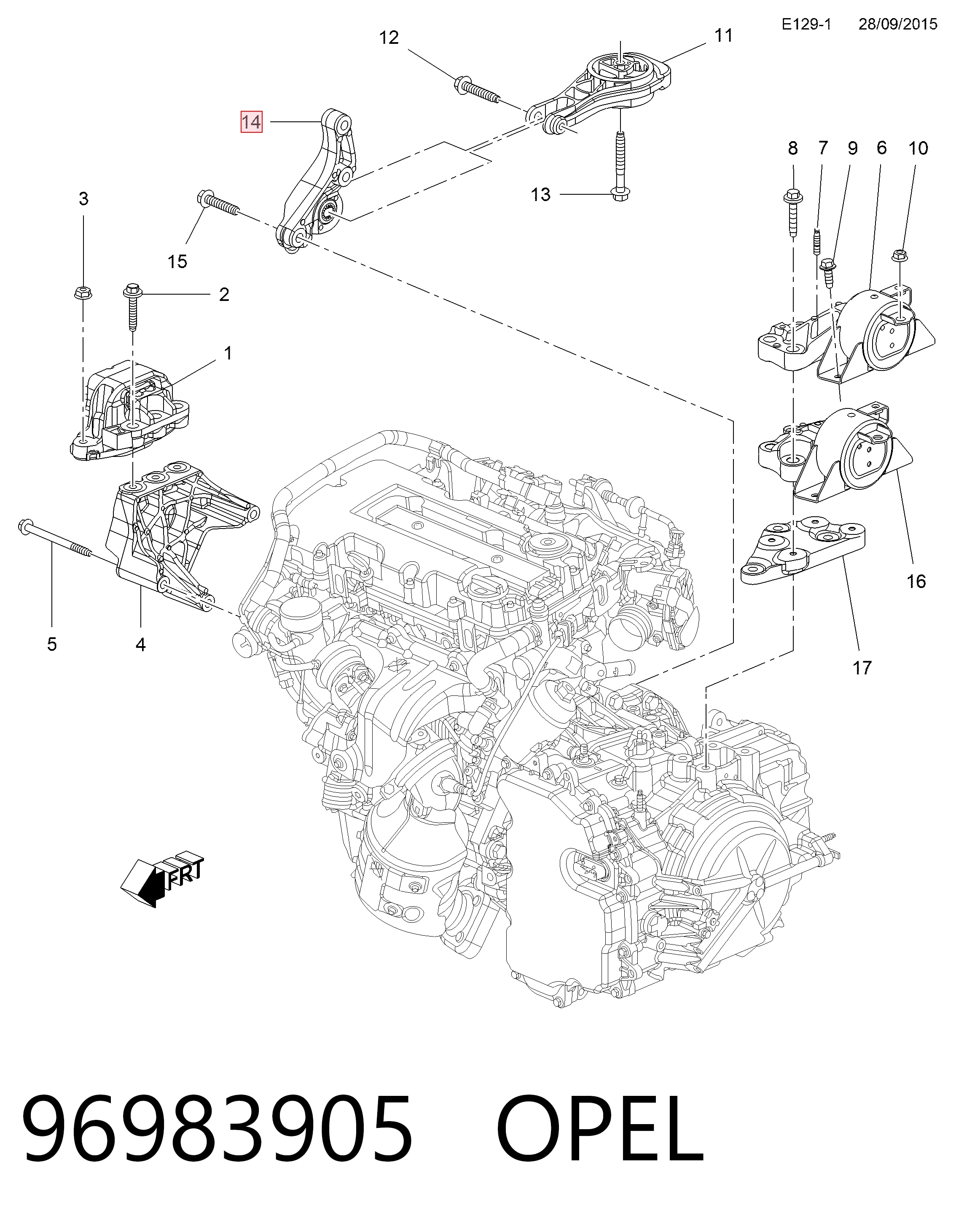 General Motors 96983905 ціна, від 14.85 USD