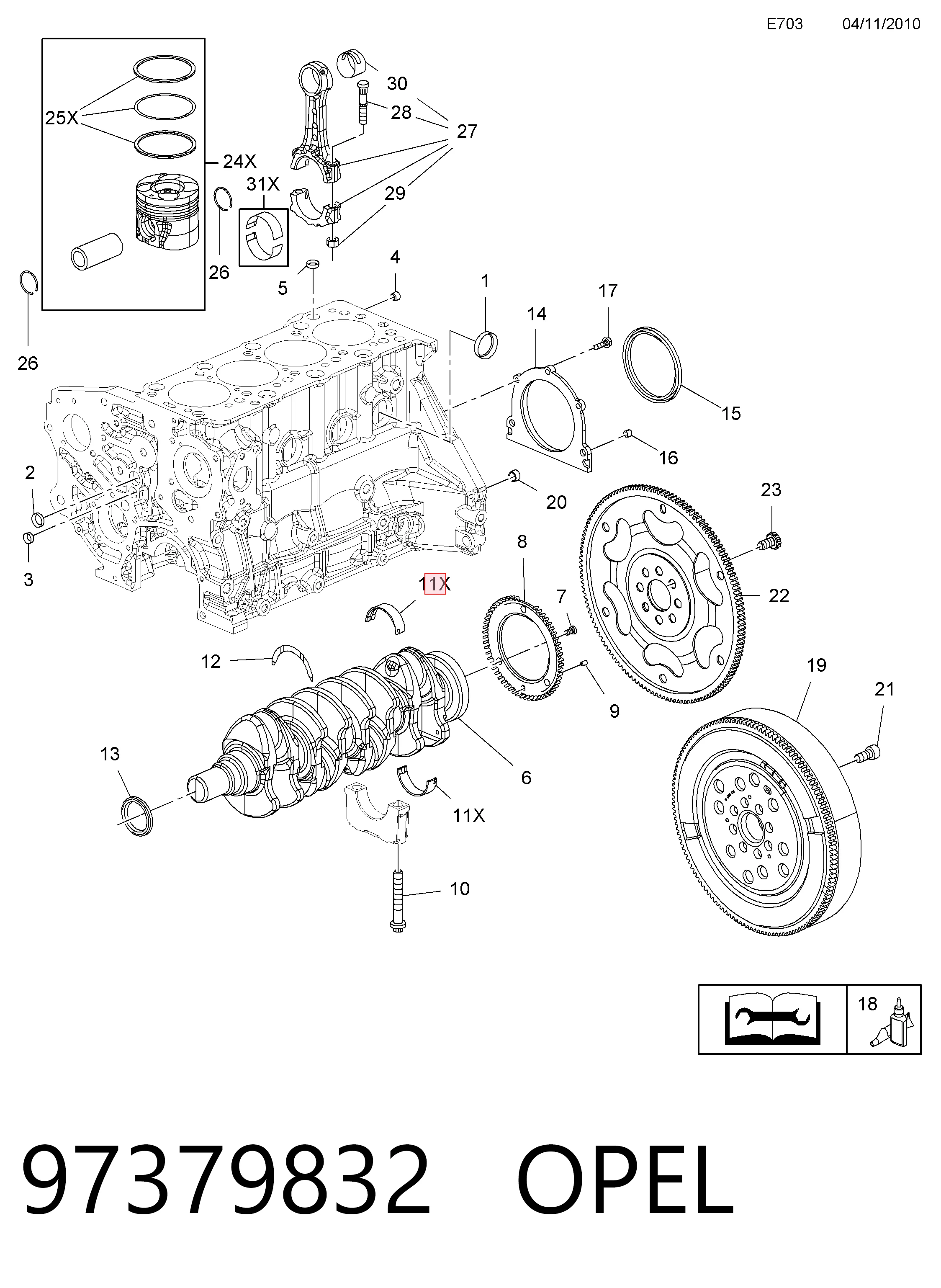  97379832 Peugeot/Citroen