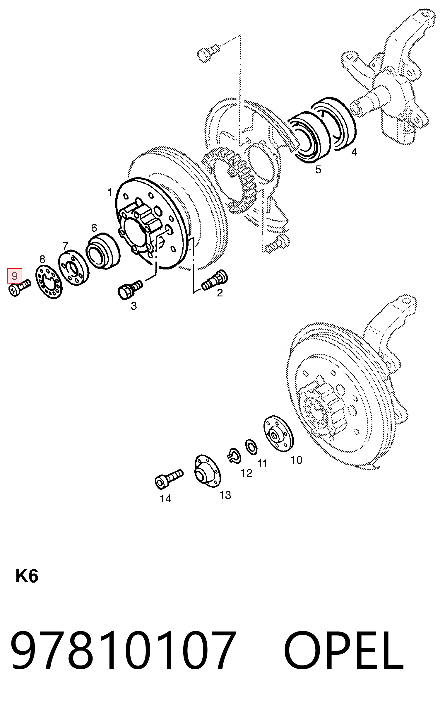 8978101070 Isuzu 