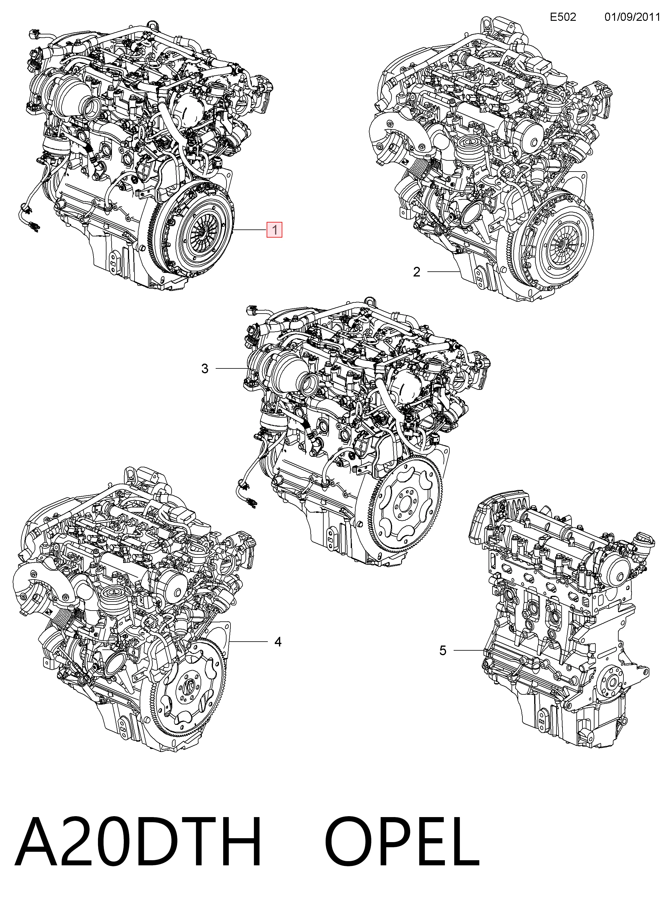 Двигун 55584313 Peugeot/Citroen