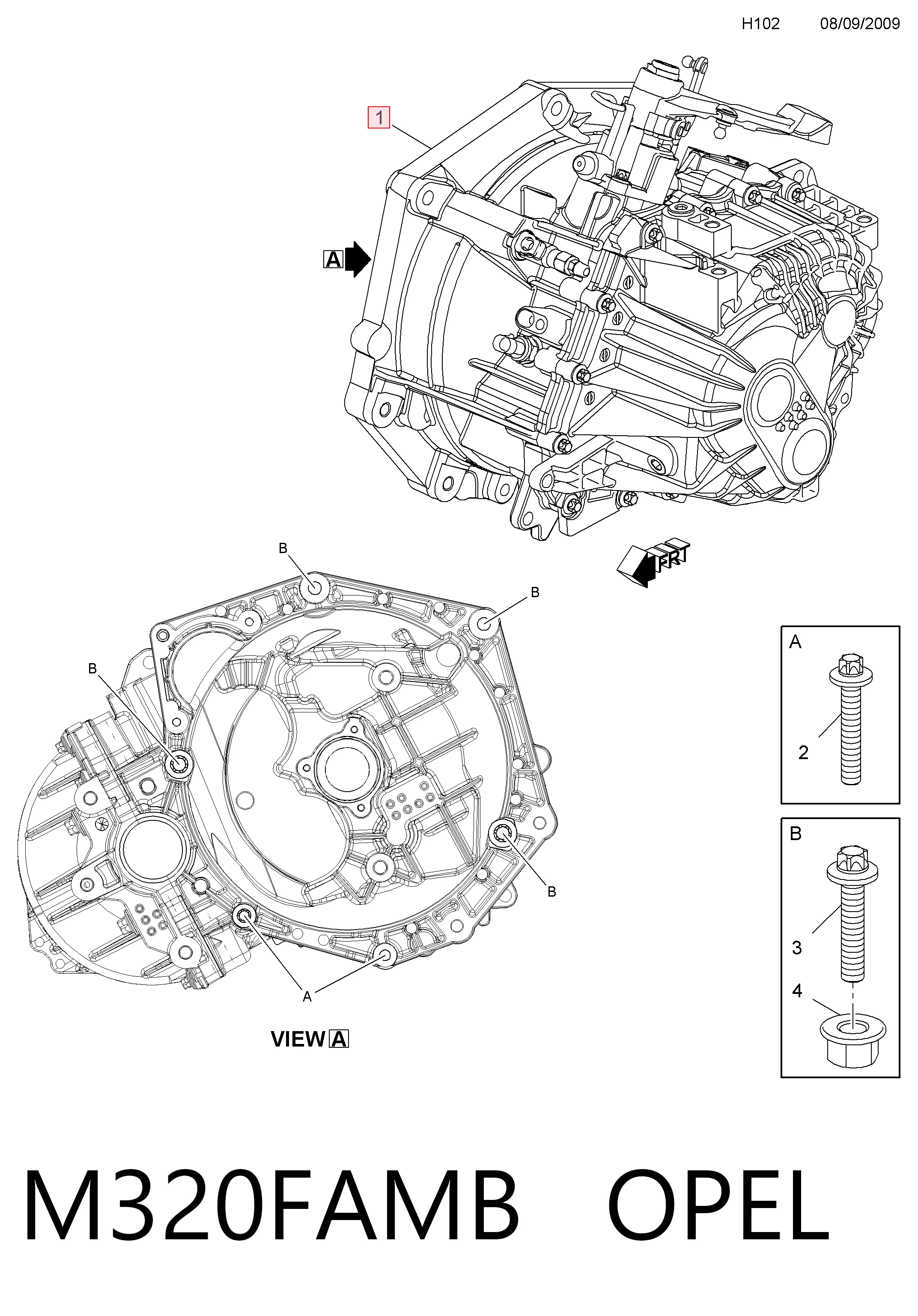 КПП в зборі Peugeot/Citroen 93169634