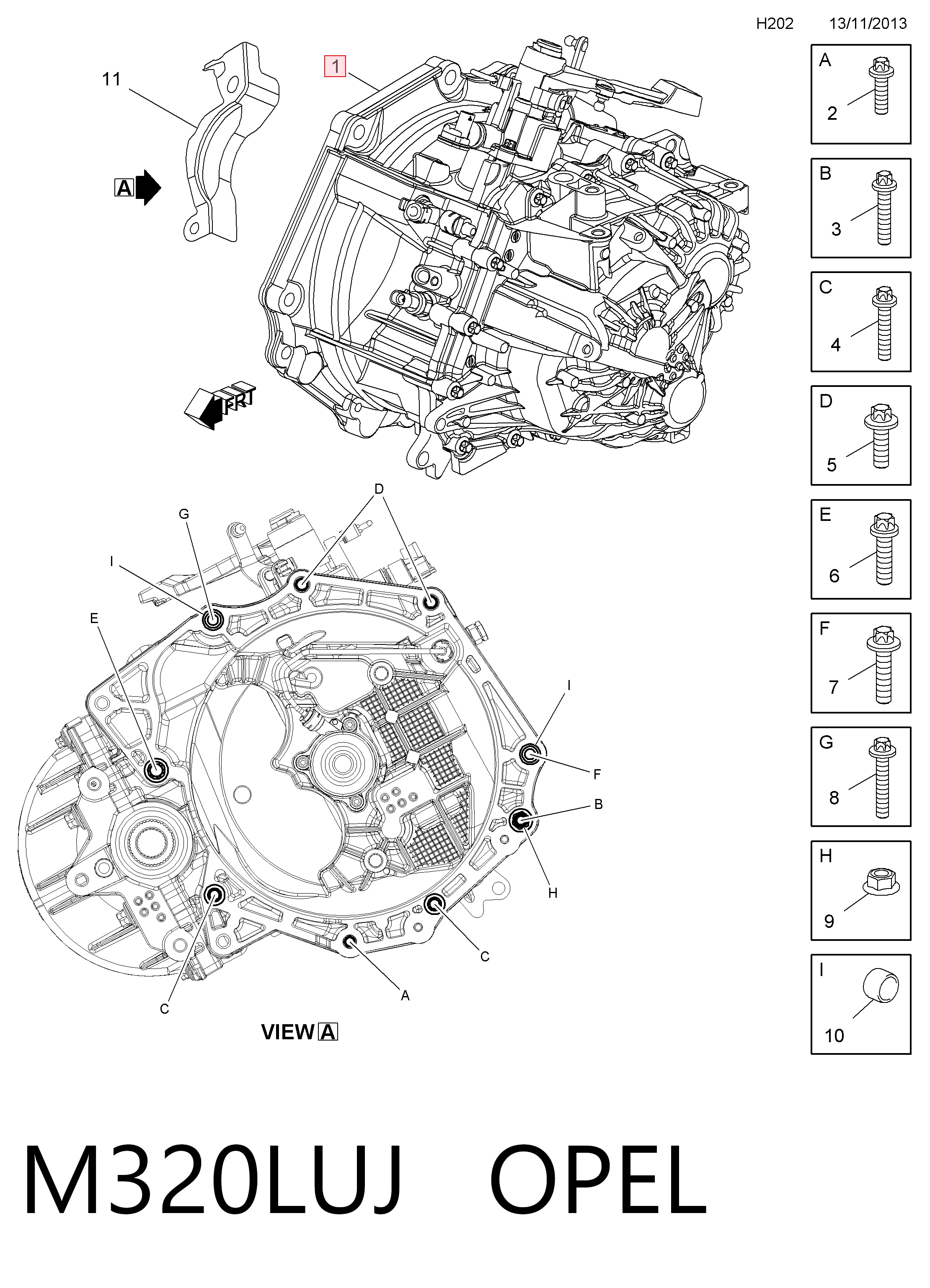 МКПП на Opel Mokka I J13