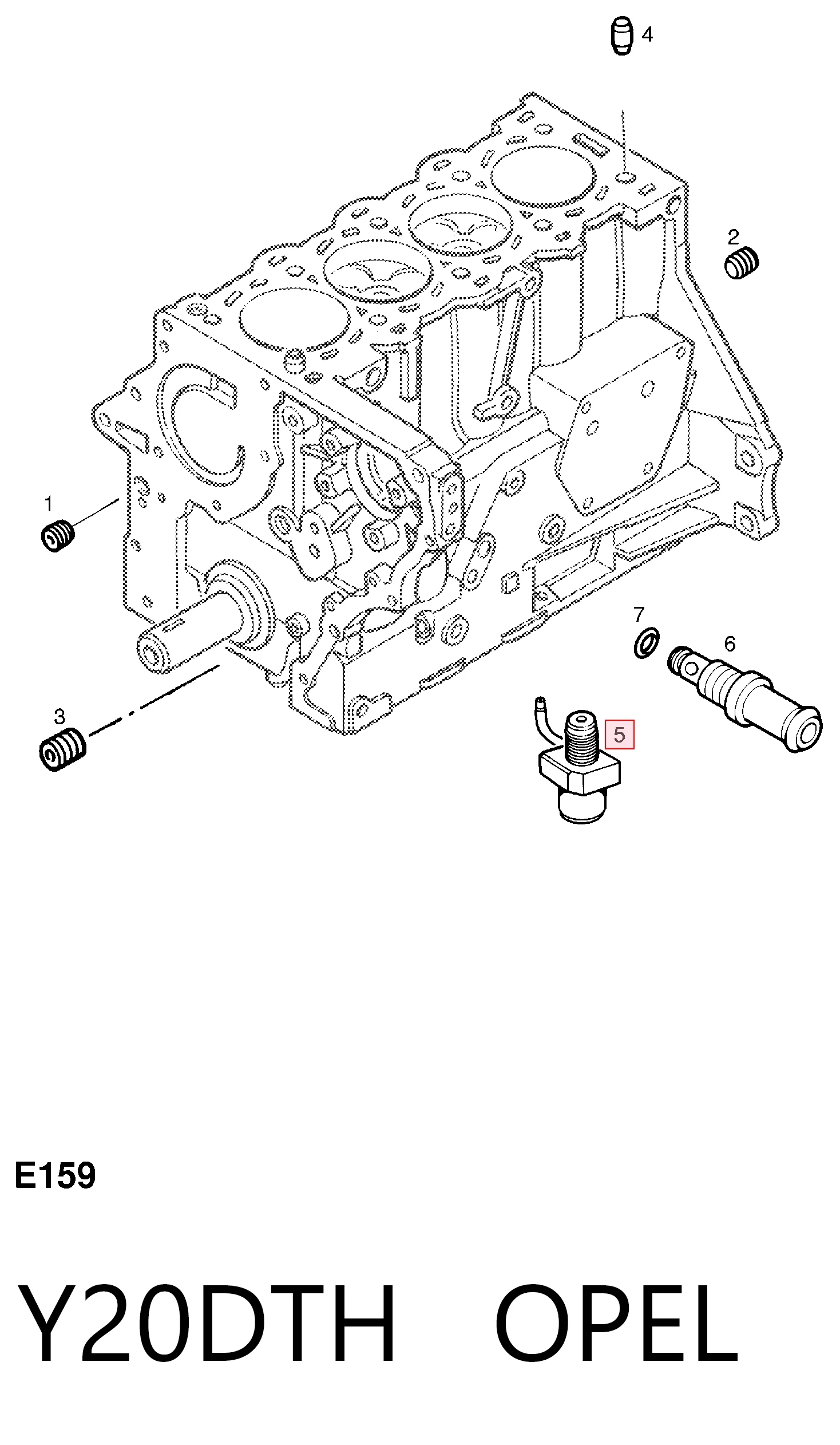 Y20DTH Opel Мотор в зборі