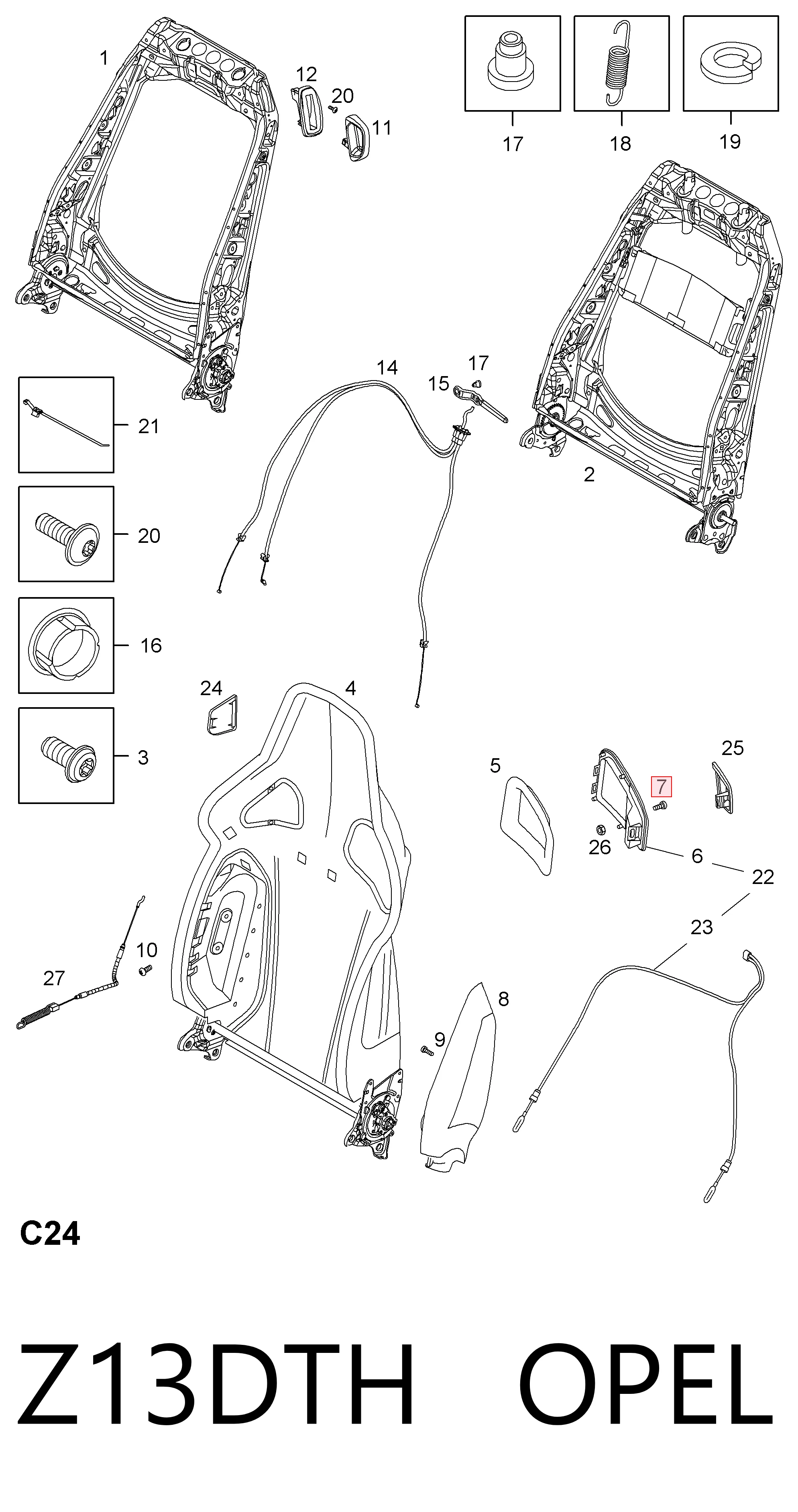 Z13DTH Opel Мотор в зборі
