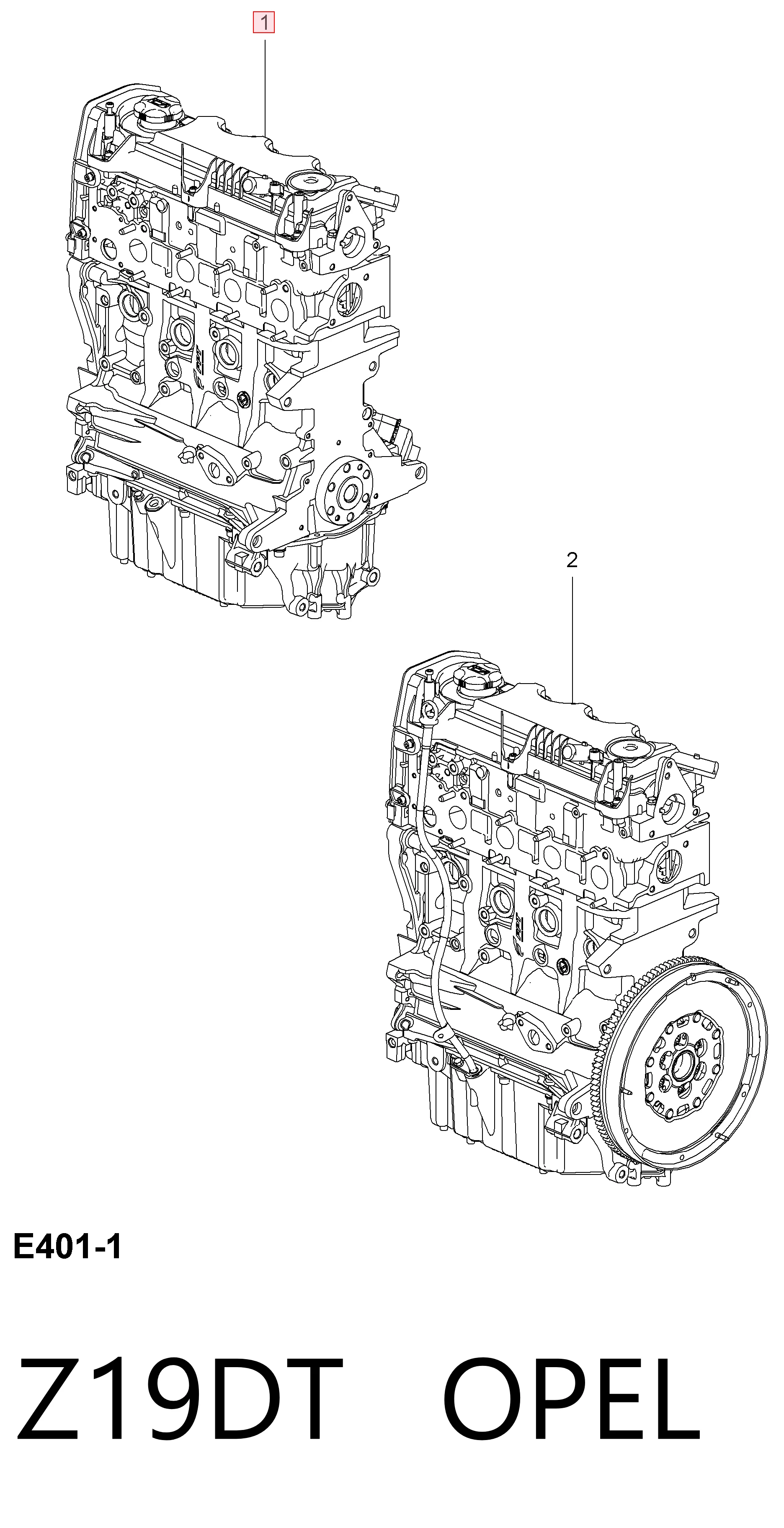 Z19DT Opel Мотор в зборі