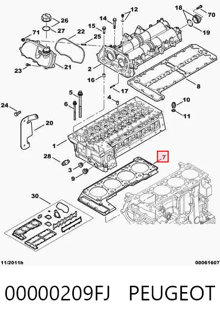 504093500 Iveco Прокладка під головку