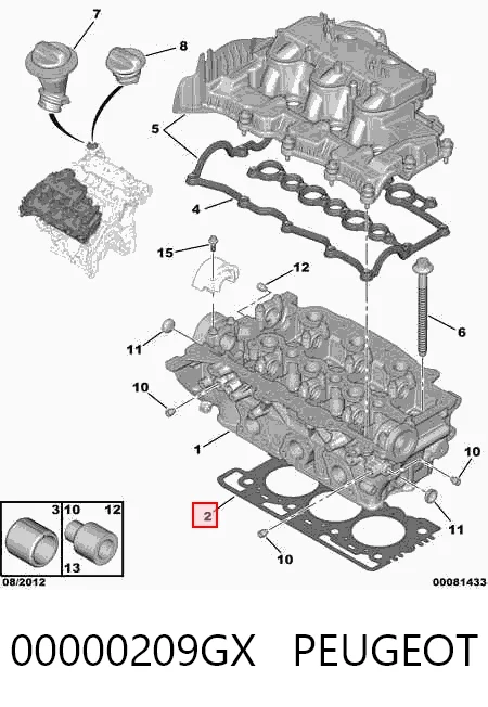 Прокладка ГБЦ Britpart LR013063 ціна, від 26.19 USD