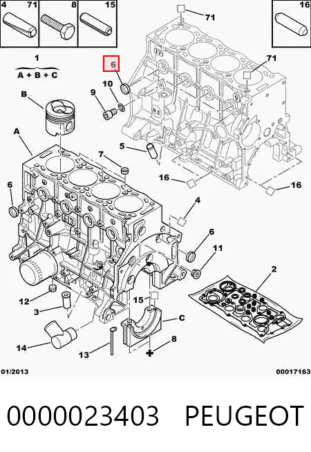 7903075019 Renault (RVI) Заглушка головки блока