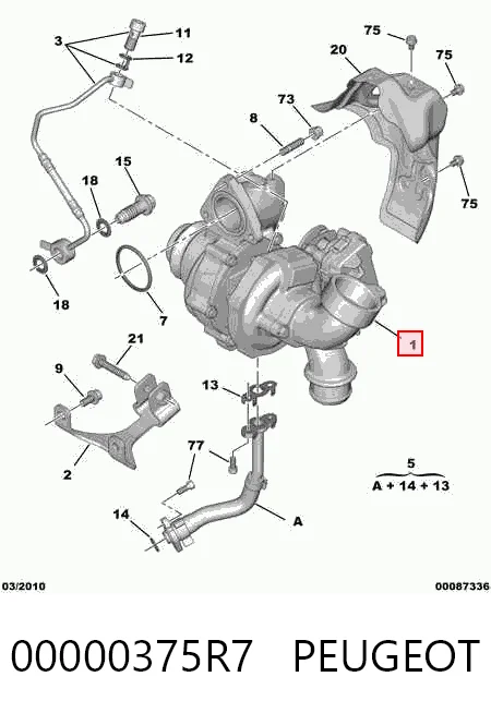 4947701013 MHI Турбонаддув