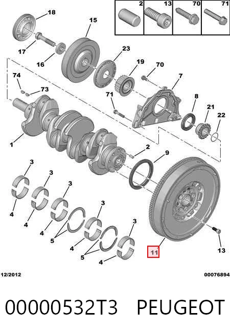 Маховик двигуна Polcar 415052910 ціна, від 350.51 USD
