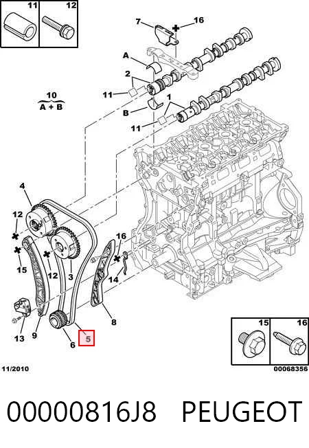 Ланцюг ГРМ ST1140A073 SAT
