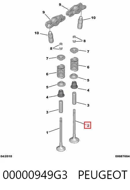 Вихлопний клапан Chrysler 55223836 ціна, від 7.44 USD