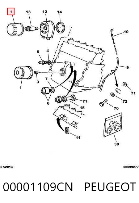 Фільтр масляний Renault (RVI) 8671014015