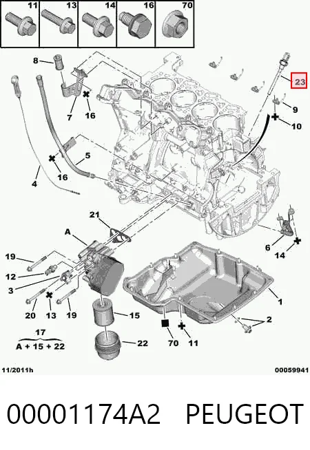  Датчик рівня масла Fiat Ducato 3