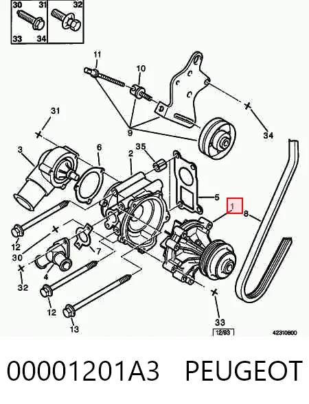 Водяний насос Lada 21114130701000