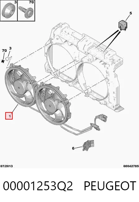 D8P012TT Thermotec Електровентилятор радіатора