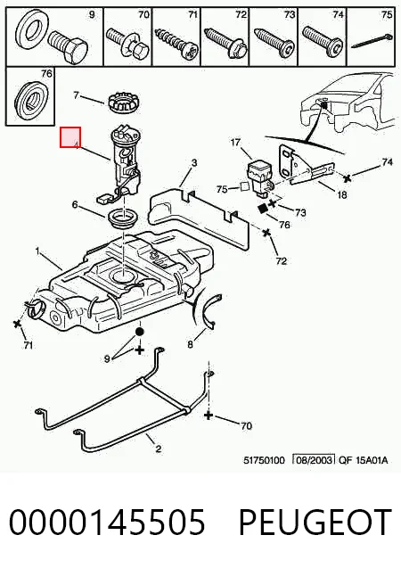Бензонасос 96107921 General Motors