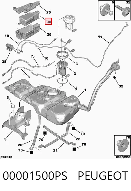 Бачок для присадок Mitsubishi MN982626 ціна, від 191.91 USD