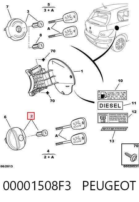 Купити Пробка бензобаку Alfa Romeo 146  930