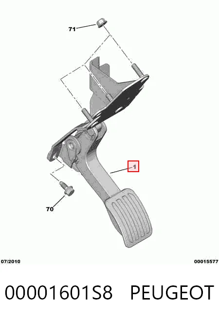 Купити Педаль газу Citroen Jumpy II 
