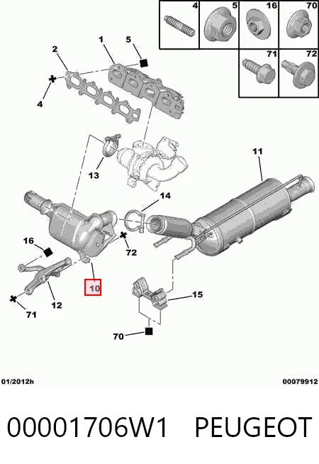 00001706W1 Peugeot/Citroen