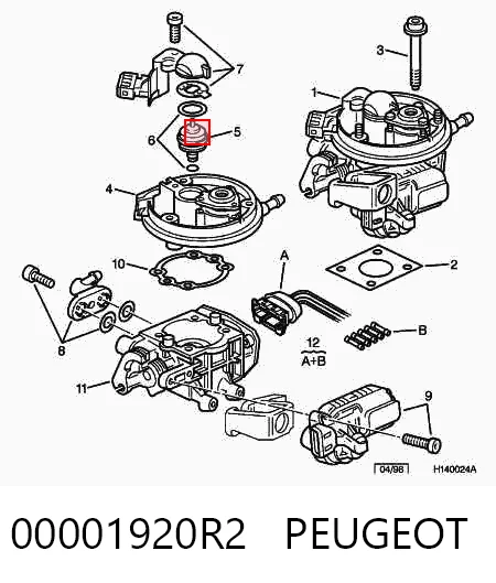Втягуюче реле стартера 1595 ZM