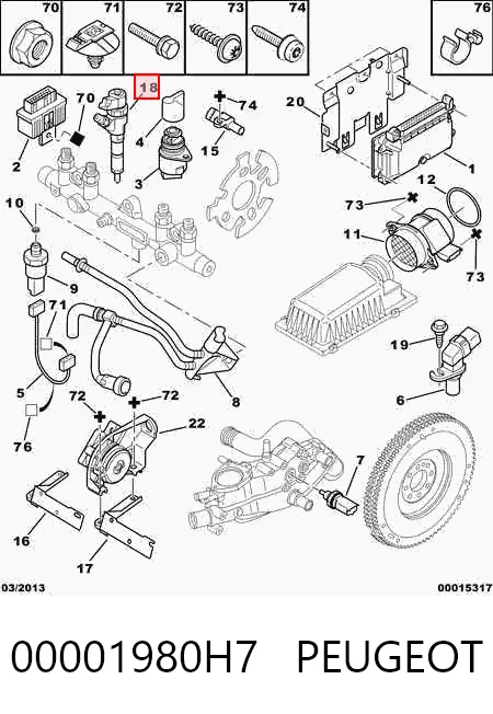 Форсунка інжектора Bosch 986435077