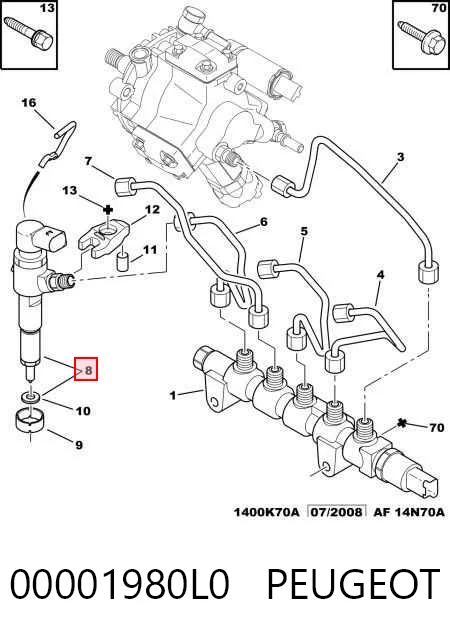 Купити 5WS40516 Continental/Siemens Форсунка дизельна в зборі, розпилювач + тримач
