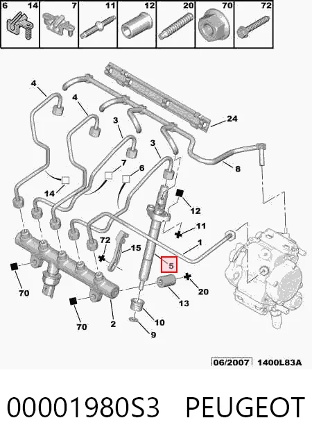Форсунка паливна Delphi R03801D ціна, від 120.49 USD