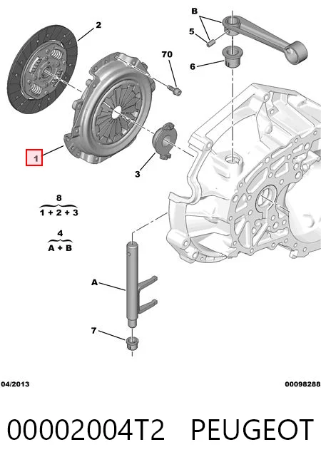 Пелюстковий кошик зчеплення Peugeot 206 хетчбек (2A/C) (1998 - 2008) ціна, від 11.30 USD