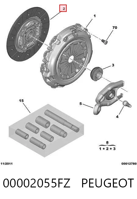 Купити Диск зчеплення Peugeot 205 II 20A, C