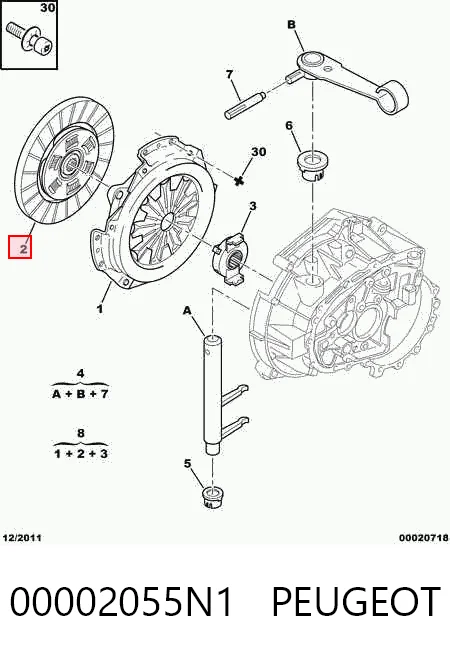 Купити Диск зчеплення Peugeot 309 I 10C, 10A