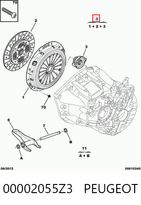 Комплект зчеплення (3 частини) Fiat/Alfa/Lancia 9637571280 ціна, від 325.04 USD
