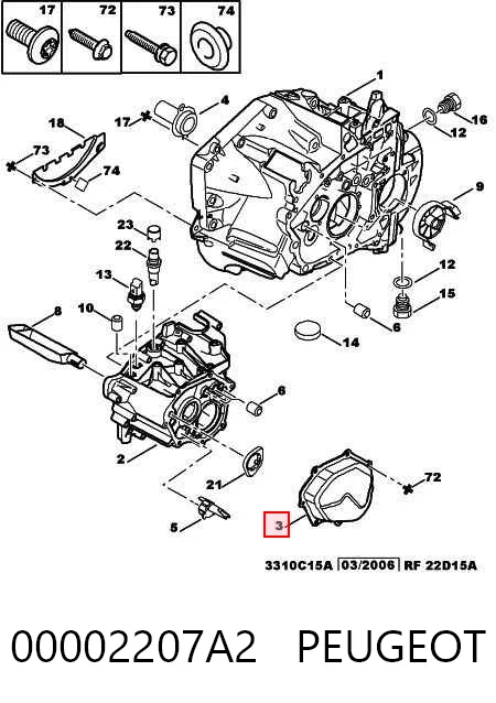 00002207A2 Peugeot/Citroen