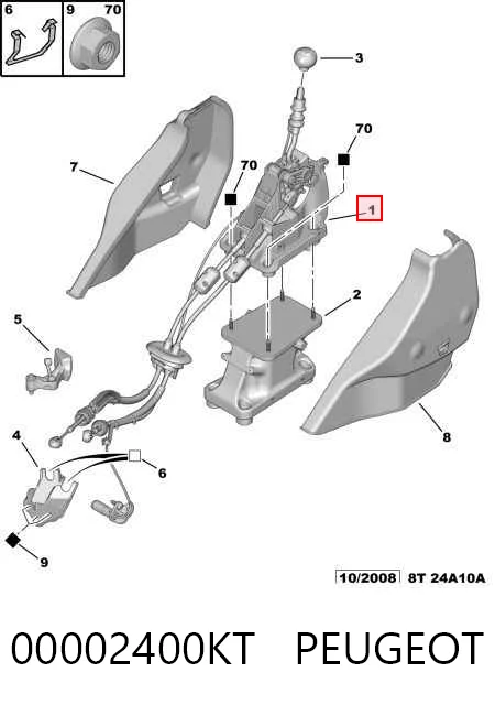 Трос перемикання передач 6014745 Cavo
