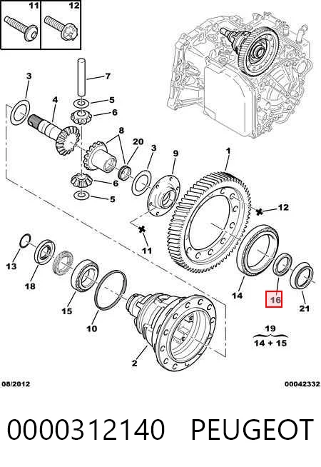 Сальник піввісі переднього моста, лівої 7703087209 Fiat/Alfa/Lancia