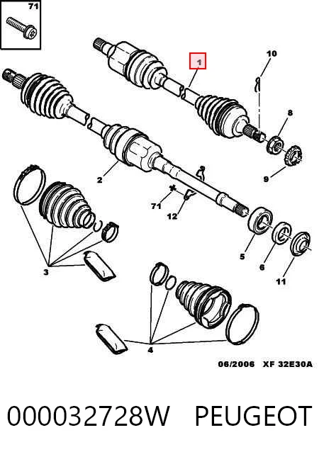 BB1311 Posterparts Привід лівий