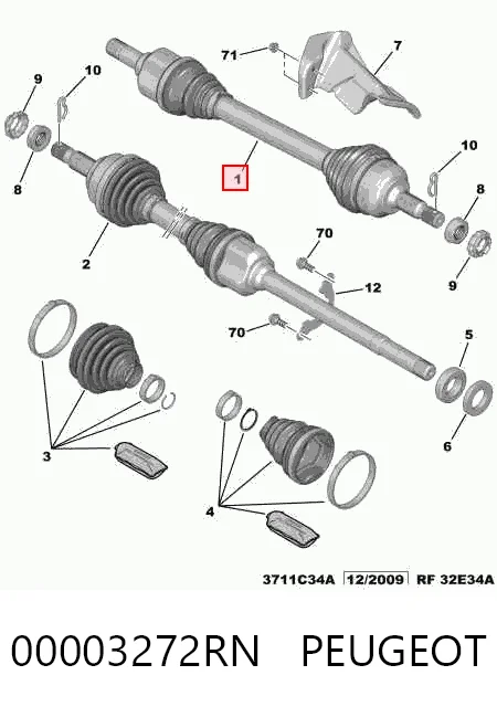 00003272RN Peugeot/Citroen