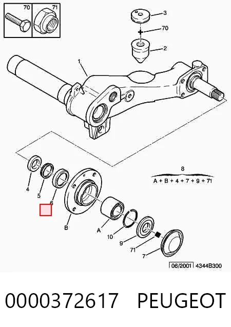 Купити T5714009MX MX Підшипник задньої ступиці